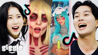 Koreans react to tiktok "Cosplay" for the first time!