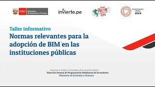 Normas relevantes para la adopción de BIM en instituciones públicas