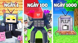 NẾU TÔ GÀ EM BÉ TV MAN CÓ CUỘC SỐNG TRONG MINECRAFT TỪ 1 TUỔI ĐẾN KHI QUA ĐỜI