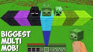 This is a SUPER SECRET WAY TO SPAWN MULTI MOB in Minecraft ! BIGGEST MOB !