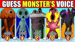 IMPOSSIBLE  Guess The MONSTER'S VOICE! | GARTEN OF BANBAN 7 | Syringeon, Evil Bittergiggle