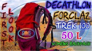 Decathlon Forclaz Trek 100 50 L Womens Backpack: First Look