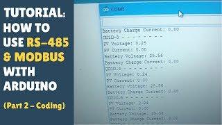 TUTORIAL: How To Use RS-485 TTL MODBUS - Arduino Controller Module (Part 2/2 - Wire Up) Solar