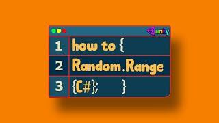 Unity How To C# - Random Number Generator ( EP: 3 )