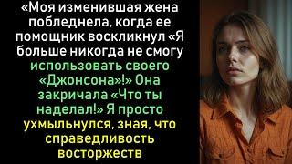 Моя неверная жена побледнела от ужаса, разговаривая по телефону со своим помощником......