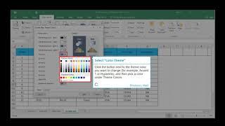 How to Create Your Own Color Theme in Excel 2016 @excel @office365