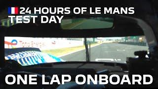 Peugeot 9X8 ONE LAP Onboard 24H of Le Mans | Test Day