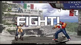 KOF 2002 ANGEL - SUPER COMBO PATADITAS LOCAS  / Fightcade 2