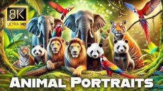 8K Animal Portraits: Close Encounters 8K VIDEO ULTRA HD #8K #ANIMAL