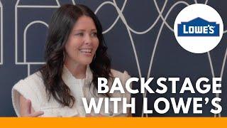 Backstage with Lowe's || Interviewed by Captiv8