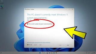 Fix We couldn't update the system reserved partition in Windows 11 / 10 | How To Solve Update Error