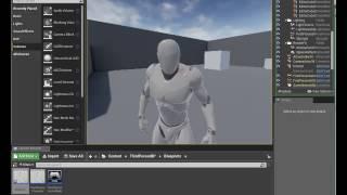 Unreal Engine 4 tutorial #5 Enemy AI hits us and restart game