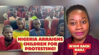 Nigeria Arraigns Malnourished Children For Protesting; Sets Bail At 10M Each