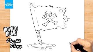 How to draw Pirate Flag