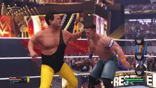 WWE 2K24 JERRY "THE KING" LAWLER VS JOHN CENA ( JOHN CENA legacy championship)