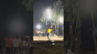 "Village Night Cricket Madness: Unforgettable First Match!"