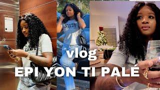 VLOG: ACTIVITÉ LEKÒL | NOU FIN DEKORE| FÈ LAJAN SOU TIKTOK | DATE NIGHT | BAY MANTI |LOPITAL| ELINA