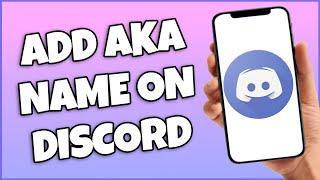 How to Add AKA Name on Discord Set Nickname on Discord Server (EASY)