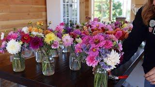 Making Bouquets for Some Special People! ️ // Garden Answer