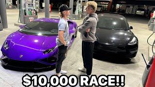 TT Lambo vs Tesla for $10,000