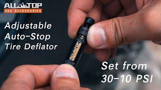 ALL-TOP Adjustable Auto-Stop Air-Down Deflator, 10-30 PSI, 4PCS