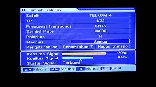 PENGATURAN SATELIT TELKOM 4