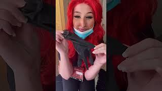 ASMR black latex gloves, as requested! ️🫶