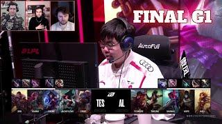 TES vs AL - Game 1 | Grand Final S15 LPL Winter Playoffs 2025 | Top Esports vs Anyone's Legend G1