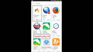 TUTORIAL MENGUNDUH APLIKASI VIA BROWSER - FAST & LIGHT