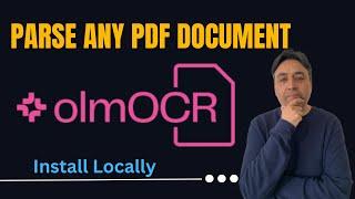 olmOCR - Parse Any PDF Document with AI Model - Install Locally