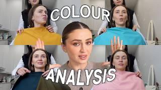 *FINALLY* trying the viral colour analysis appointment 