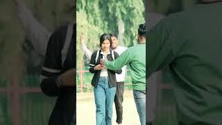 Hitting Prank On Strangers Girls  funny reaction ll Mr Harsh Shorts ll