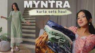 Myntra Kurta sets haul under ₹1000 | Myntra Bff Sale Haul 50-90% off #pakistanikurti #kurtasethaul