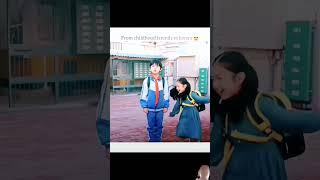 Childhood friends to lovers  #love #cdrama #cute #shorts #ytshorts