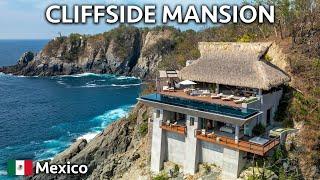 Touring a Stunning Cliffside Mansion Overlooking the Pacific Ocean!