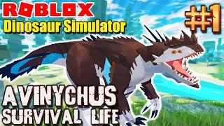 Roblox Dinosaur Simulator - Avinychus Survival Life Episode #1