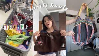 thrift haul & finds tiktok compilation 