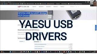 CP210x USB to UART Bridge VCP Drivers for YAESU RADIOS