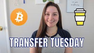 Transfer Tuesday | Support + Selling Bitcoin!