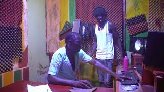 Gyes Slence Igwe in studio cooking Ajing