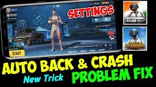  2 New Trick to Solve Pubg & Bgmi Auto Back Problem in 2024 | how to fix auto back problem in Bgmi