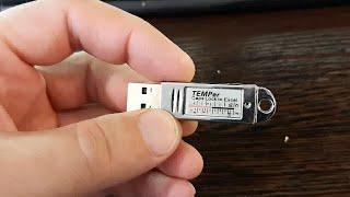 USB сенсор термометр. Контроль температуры.