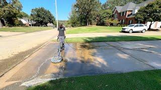 MELTING the dirt off of this driveway in 4:33