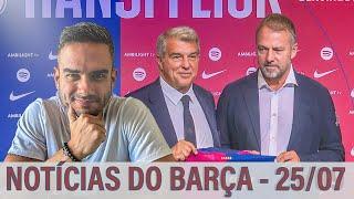 Apresentação de Flick, Barça com FairPlay, obras do Camp Nou