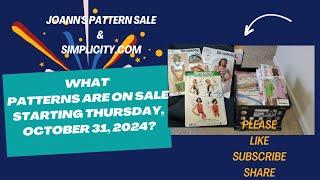 Pattern Sale: What patterns are on sale starting Thursday, October 31, 2024? #patternsale #diy