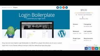 Login Boilerplate - a Video Review of the WordPress Plugin