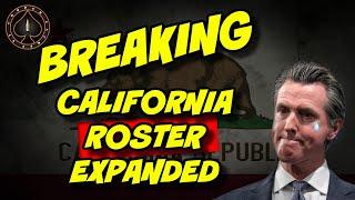 The "California Roster" Gets New Hotness Added TODAY