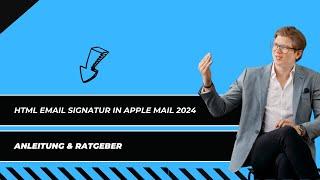 HTML Email Signatur erstellen in Apple Mail 2024 - Anleitung & Ratgeber