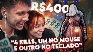 Desafio INSANO dos R$400 e eu só podia jogar com 1 MÃO - Com Laila