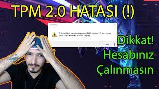 Valorant TPM 2.0 Yazılımsal Çözüm! | TPM 2.0 Açma ve Van 9001, Anti Cheat Hatası